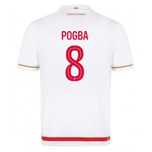 Dres AS Monaco Paul Pogba #8 Domaci 2025-26 Kratak Rukav